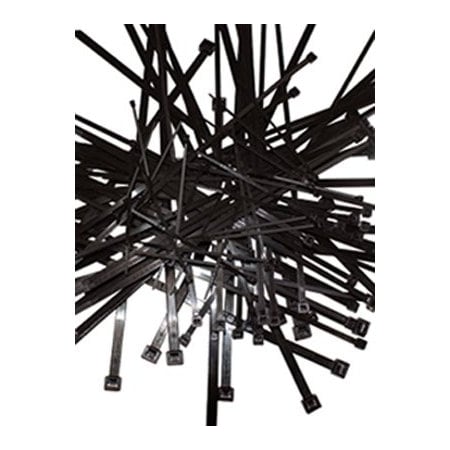 The Brush Man Cable Tie, 14 in L, Black, Nylon, 100 PK TIE-NY-14B-120